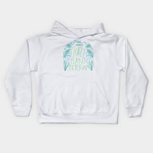 Crazy Plant Person Kids Hoodie